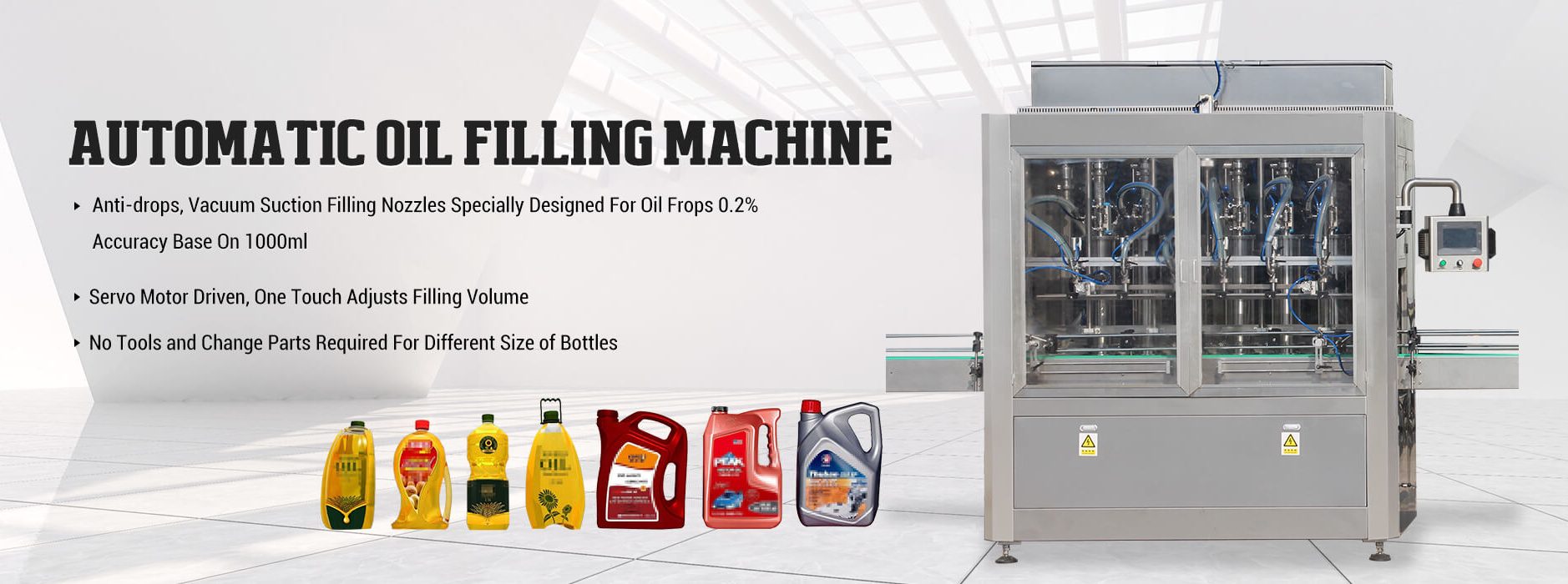 Masina de umplere cu ulei